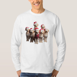 Christmas Goldendoodle, Xmas Labradoodle Dog T-Shirt