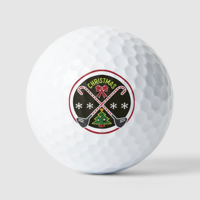 Christmas golf ball: a unique gift balls (Front)