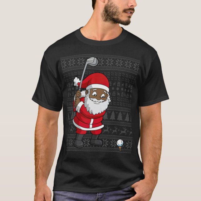 Christmas Golf funnygolfgift  T-Shirt (Front)