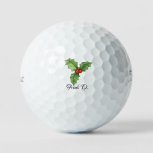 Christmas Golf Gift, Personalised Name Titleist Golf Balls