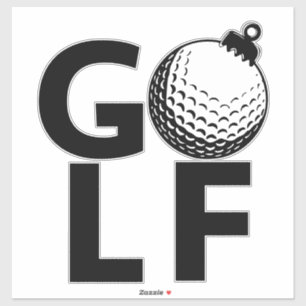 Christmas Golf Ornament