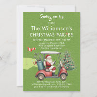 Christmas Golf Theme Holiday Party Par-Tee