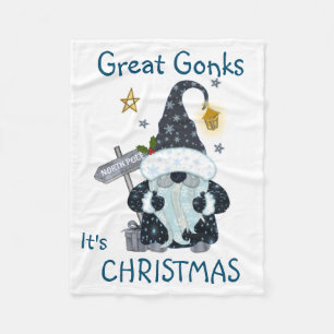 Christmas Gonk Blanket Throw