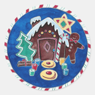 Christmas Goodies Classic Round Sticker