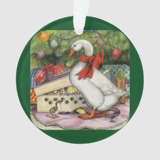 Christmas Goose Ornament