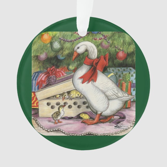 Christmas Goose Ornament (Front)