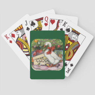 Christmas Goose Playing Cards
