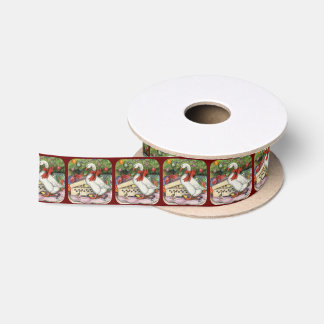 Christmas Goose Satin Ribbon