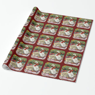 Christmas Goose Wrapping Paper