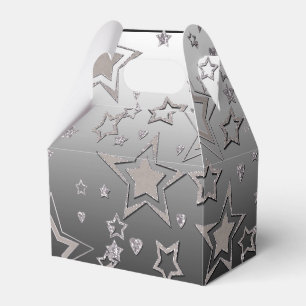Christmas gradient glitter shine confetti stars fu favour box