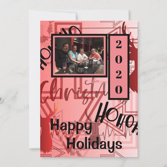 Christmas Graffiti Holiday Card (Front)