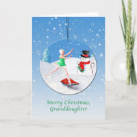 Christmas, Granddaughter, Ballet Dancer, Snow