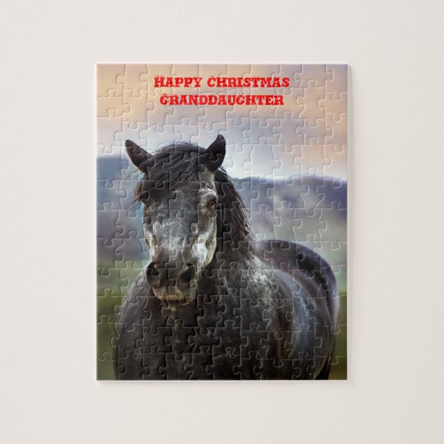 Christmas Granddaughter. Jigsaw Puzzle (Vertical)