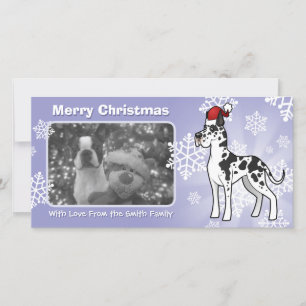 Christmas Great Dane Holiday Card