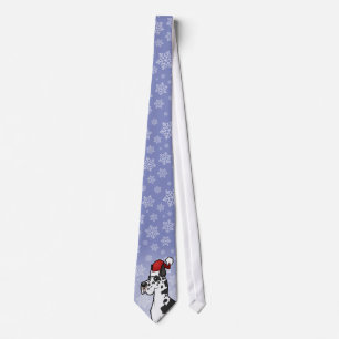 Christmas Great Dane Tie