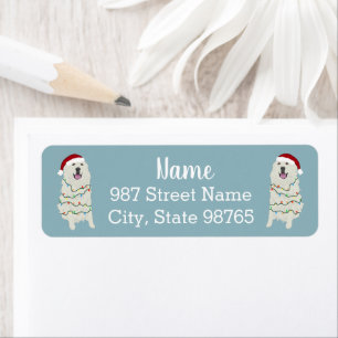 Christmas Great Pyrenees 