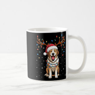 Christmas Great Pyrenees Dog Santa Reindeer Xmas P Coffee Mug