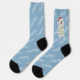 Christmas Great Pyrenees Socks