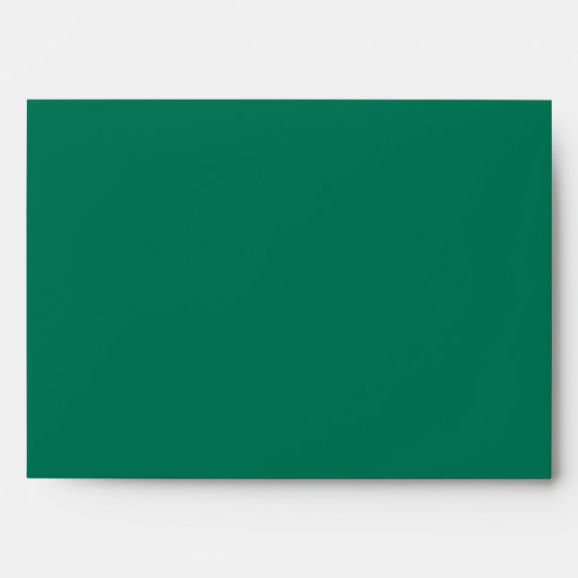 Christmas Green 5x7 Envelope (Front)