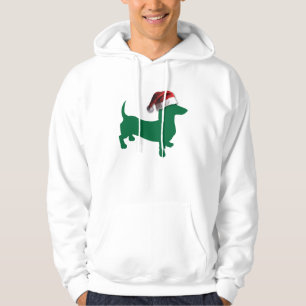 Christmas Green Dachshund Hoodie