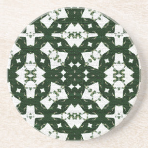 Christmas Green Garland Coaster