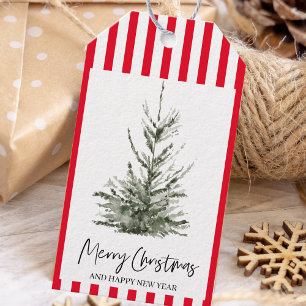 Christmas Green  Tree   Merry Christmas Gift Tags