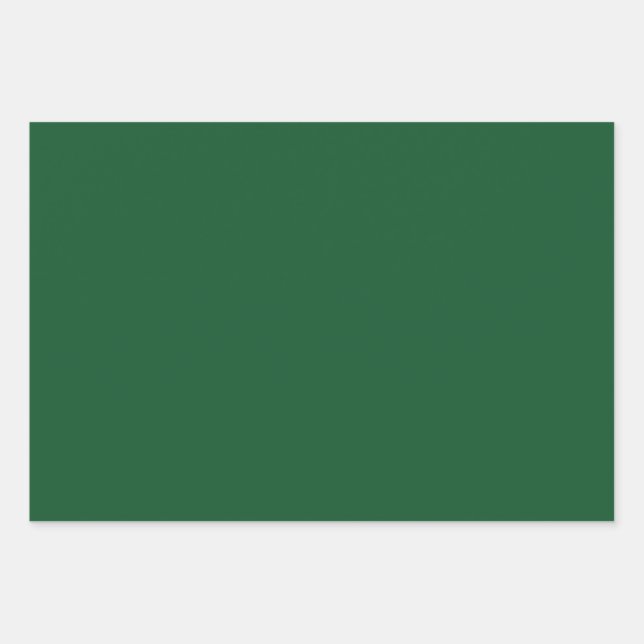 christmas green wrapping paper sheet (Front)