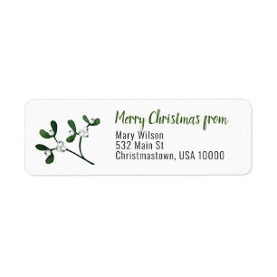 Christmas Greens with White Berries