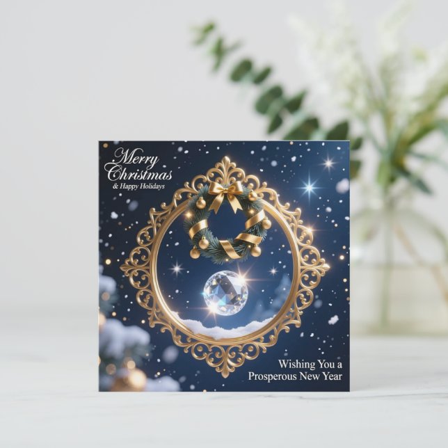 Christmas Greeting Card (Standing Front)