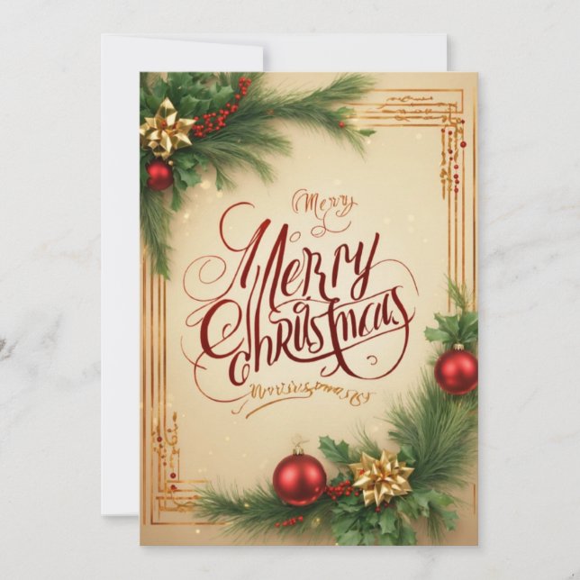 Christmas greeting card (Front)