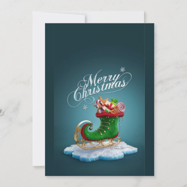Christmas greeting card  (Front)