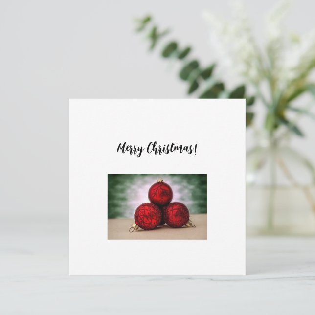 Christmas Greeting Card (Standing Front)