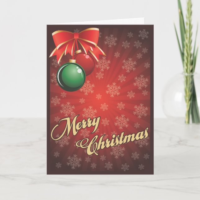 Christmas Greeting Card001 Holiday Card (Front)
