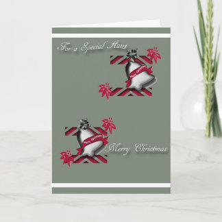 Christmas greeting card for Aunt