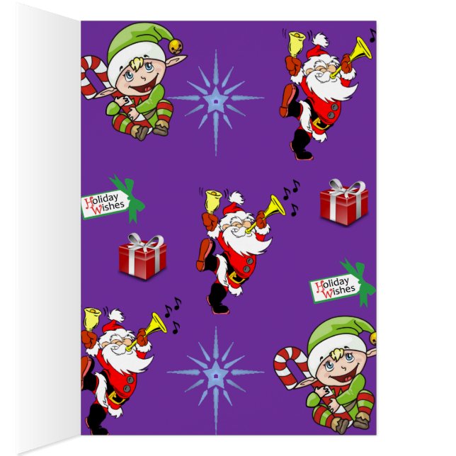 Christmas greeting card for everyone person kids (Inside (Right))