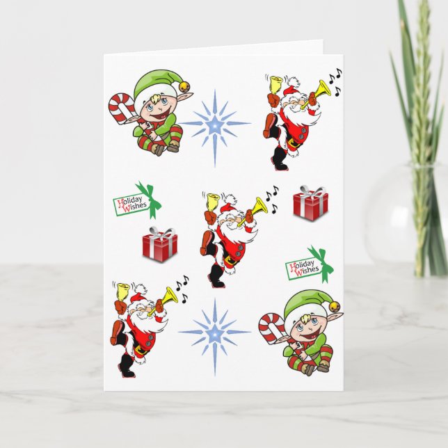 Christmas greeting card for everyone person kids (Front)