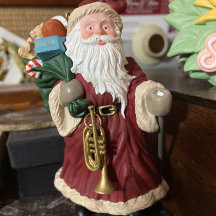 Christmas Greeting Card with Santa