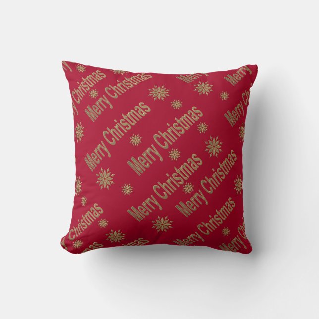 Christmas greeting cushion (Front)