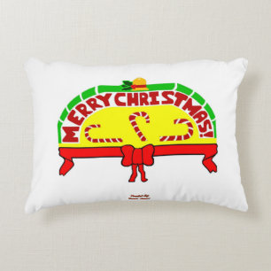 Christmas Greetings Accent Pillow