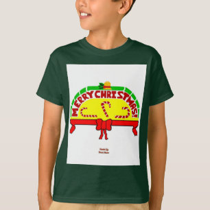 Christmas Greetings Boys Deep Forest Basic T Shirt