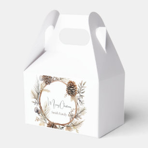 Christmas Greetings Favour Box