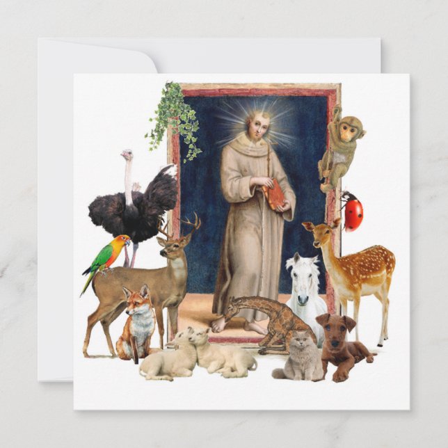 Christmas Greetings Flat Card (Front)