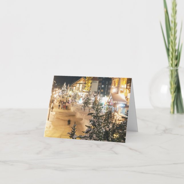 Christmas Greetings Folded Card (Front)