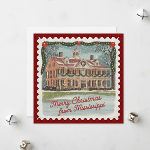 Christmas Greetings from Mississippi Holiday Card