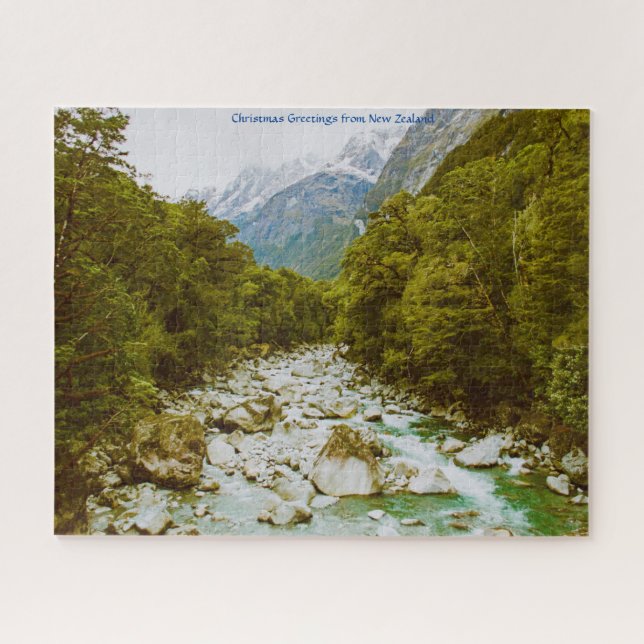 Christmas Greetings from New Zealand Jigsaw Puzzle (Horizontal)