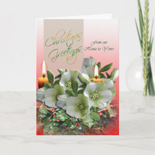 Christmas Greetings from our family to yours Holiday Card