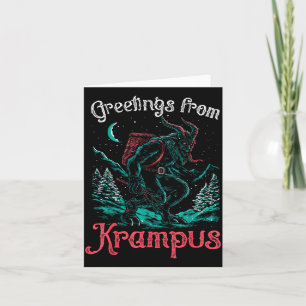Christmas Greetings From Ss Vom Krampus Festive Ho Card