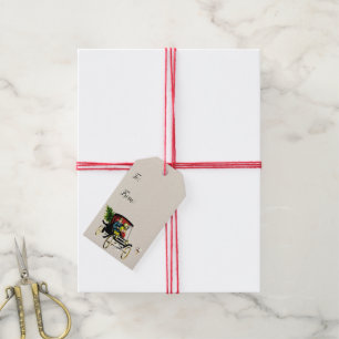 Christmas Greetings Gift Tags