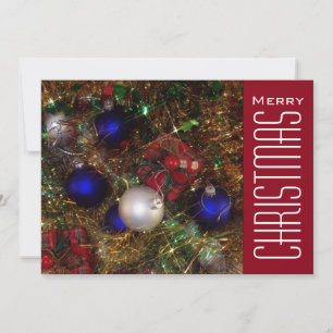 Christmas Greetings Holiday Card