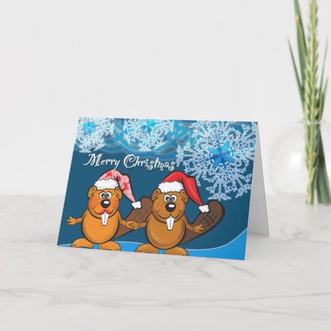 Christmas greetings holiday card (Front)